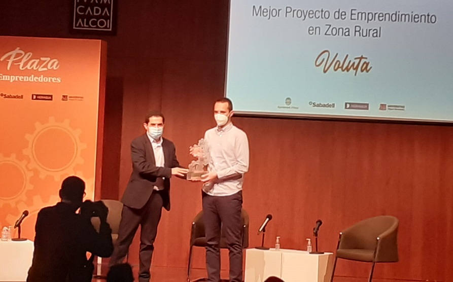 La cooperativa Voluta, Premi Plaza Emprendedores a la millor emprenedoria en zona rural en 2020